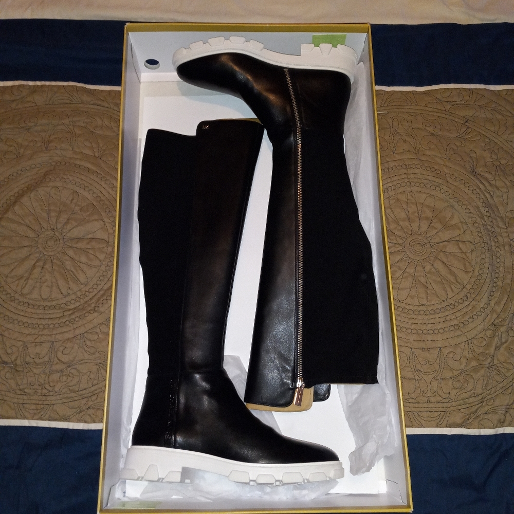 Michael Kors Ridley Lug Sole Tall Boots - Picture 3 of 11